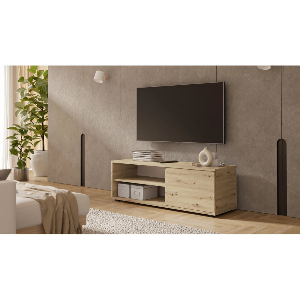 Mobile TV VIVA 110 cm rovere Artisan con gambe in plastica