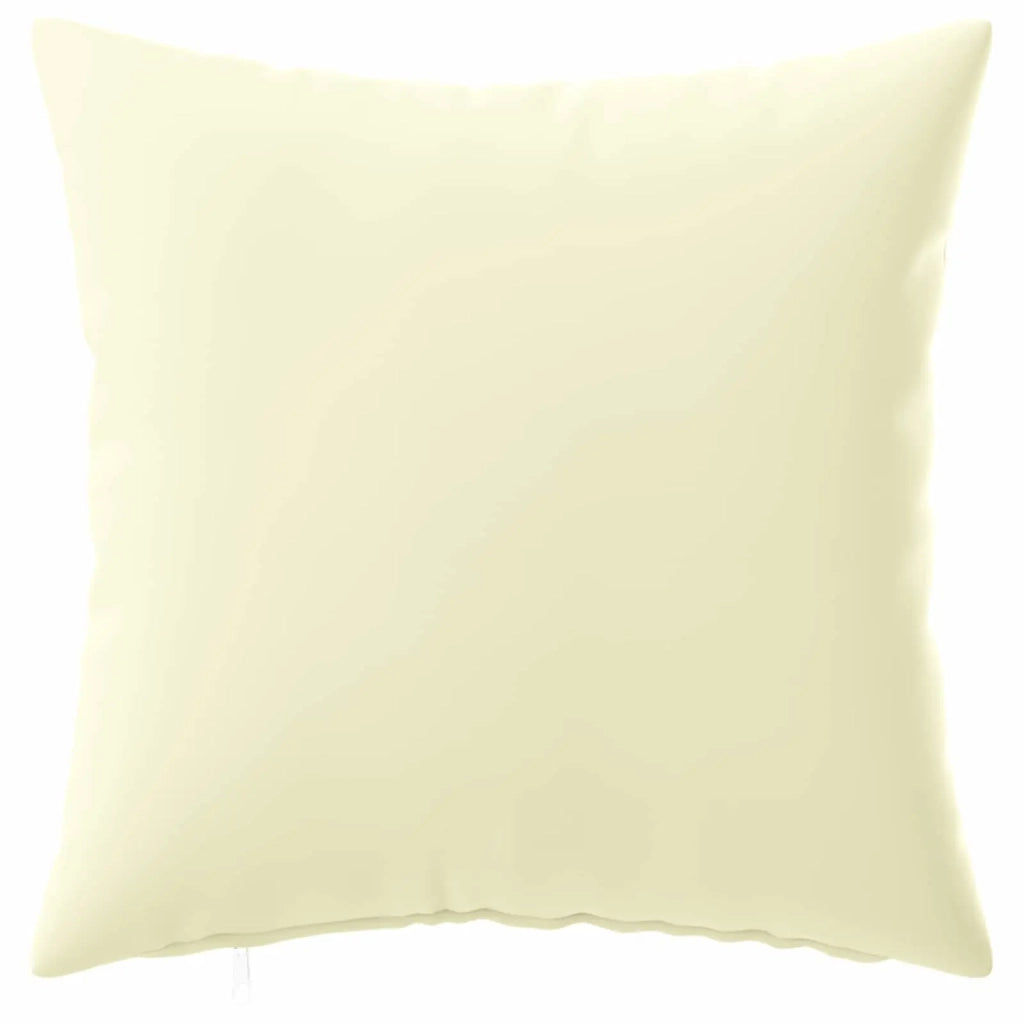 Federa 6 pcs HEERLEN Crema 40 x 40 cm Poliestere 908564