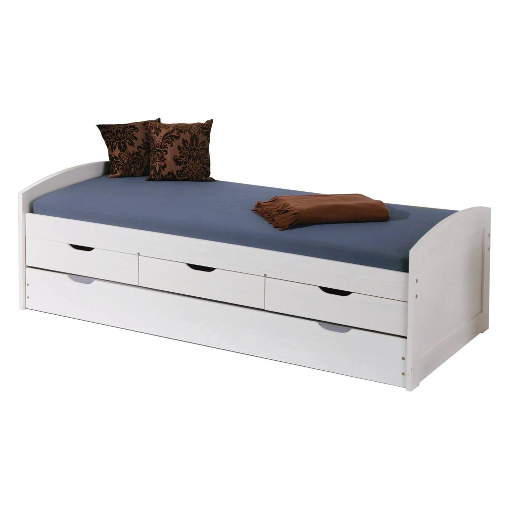 Spoltore, Letto Singolo Contenitore, Bianco