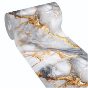 Tappeto Cucina Gomma Stampato Alta Risoluzione HD Antimacchia Antiscivolo Marmo Venato Oro - 51x100 Cm