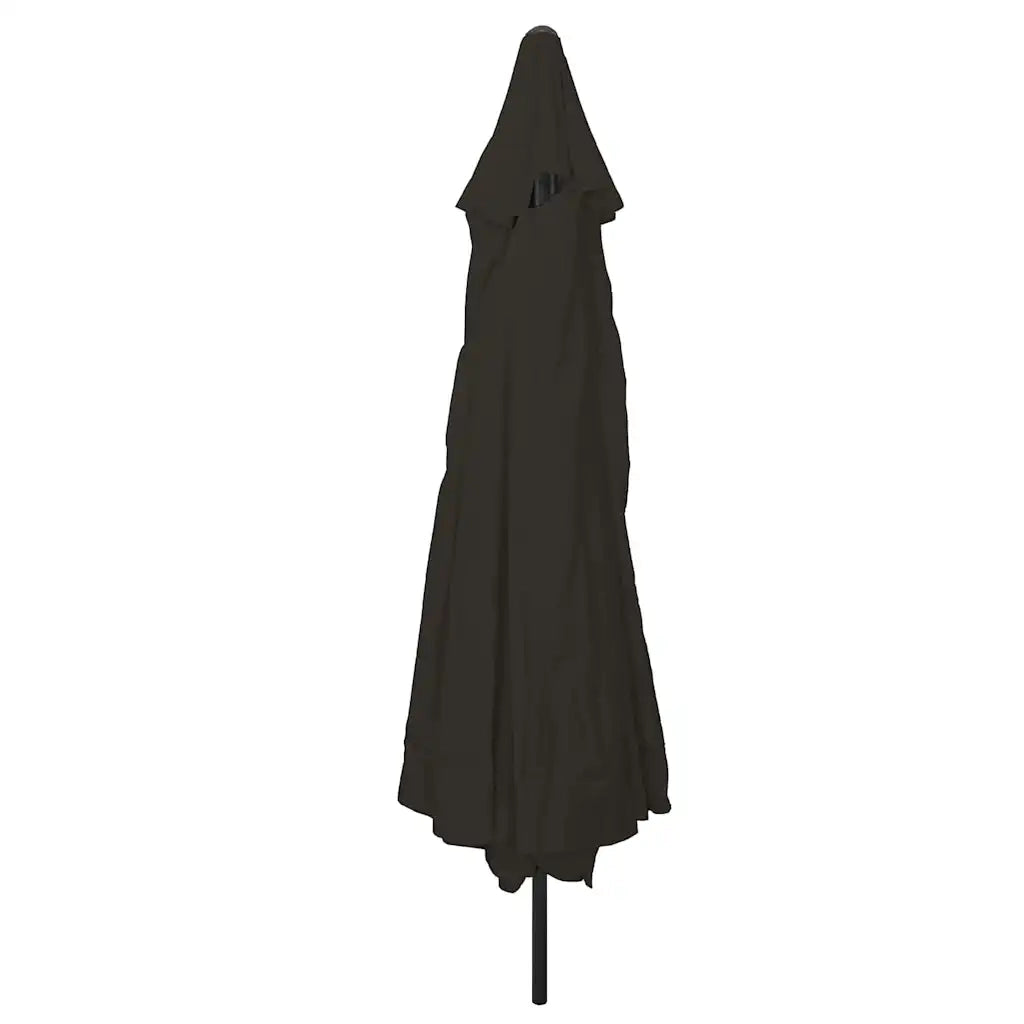 Ombrello da giardino Nero 394 x 394 x 248 cm 42003642