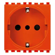 VIMAR EIKON - PRESA 2P+T 16A P30 ARANCIONE