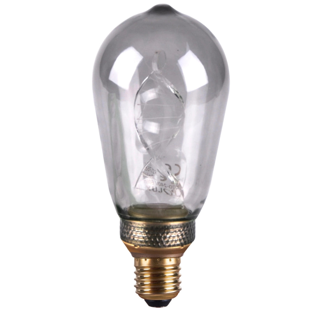 Lampadina LED ST64 fumo E27 3,5W 60lm extra calda Polux