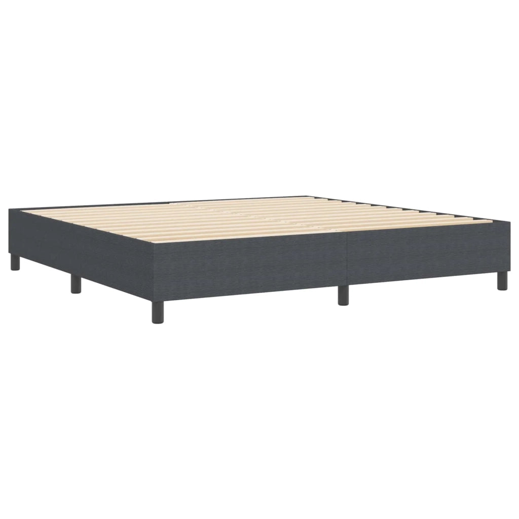 Struttura letto piattaforma Grigio scuro 200 x 200 cm 3337428