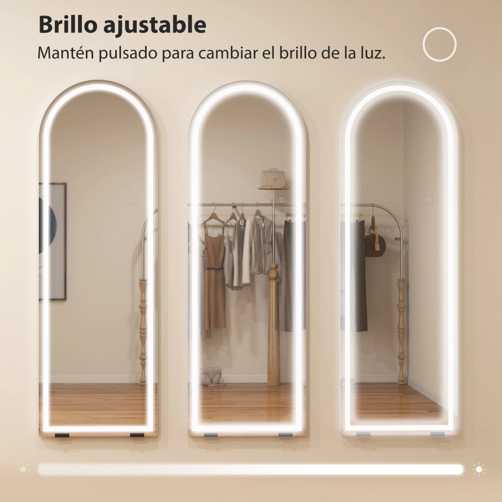 Specchio da Parete ¨C Minimal ¨C Grigio 150x50cm