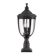Lampada da giardino English Bridle 63cm 3xE14 nera