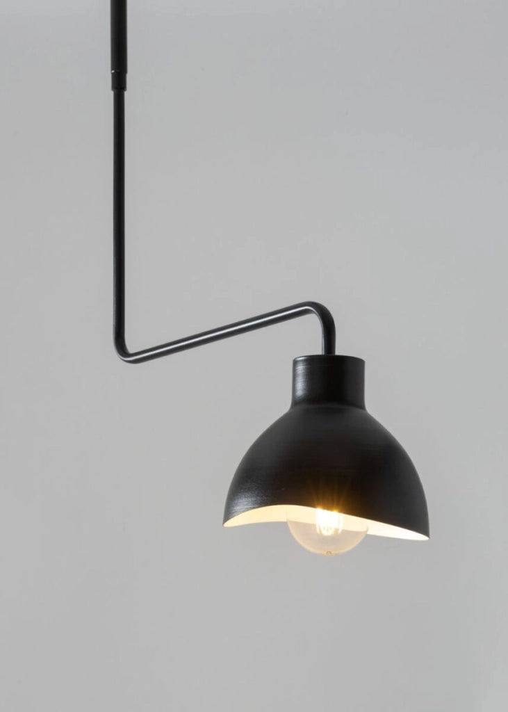 Plafoniera moderna nera Holi E27 15W Sigma Lighting