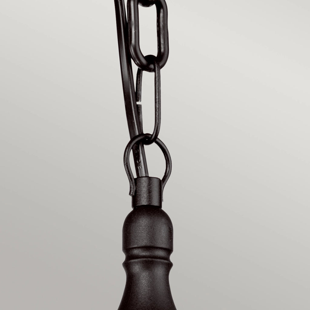 Lampada sospesa esterno Kinsale nera E27 60W Elstead