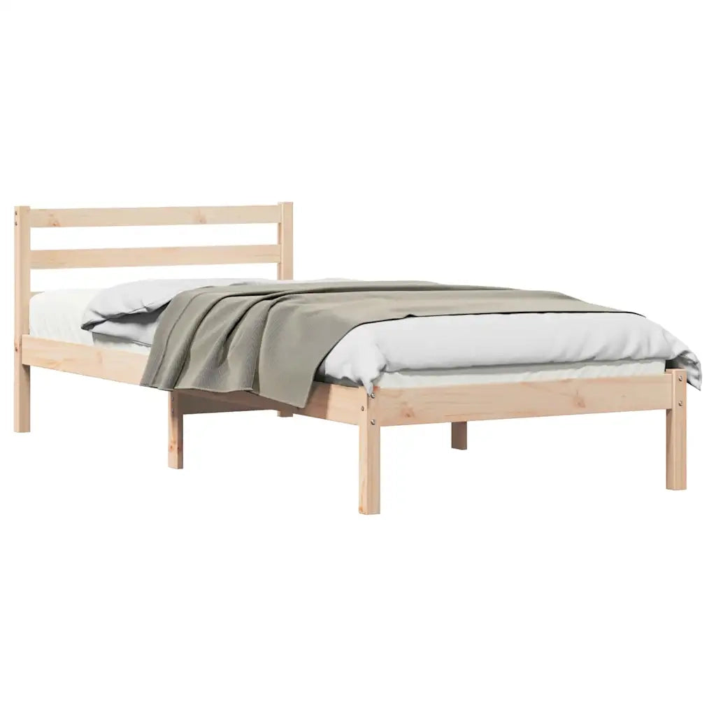 Struttura del letto-Giroletto Marrone 215,5 x 105,5 x 69,5 cm