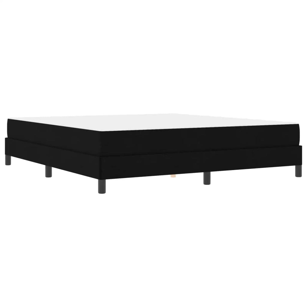 Letto a molle con materasso Nero 180 x 200 cm Tessuto 3398509