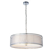 Lampadario Cordero Endon tondo nichel satinato 3xE27