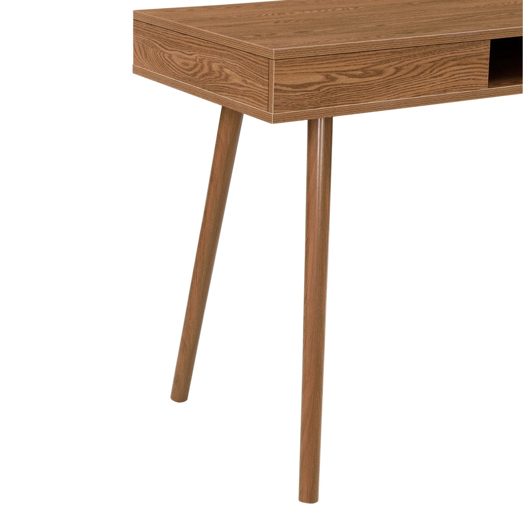 Scrivania 74 x 115 x 48 cm effetto legno scuro 03_0006623