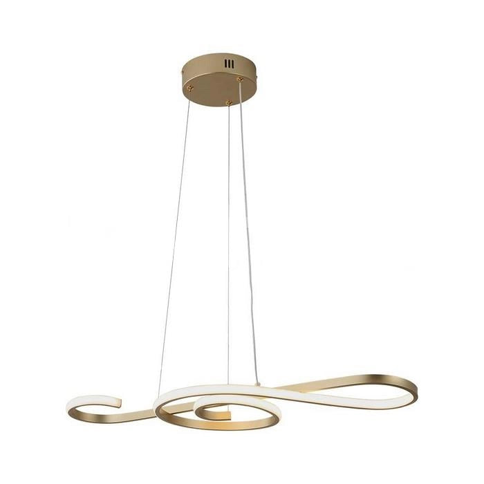 Lampada sospensione LED Chiave di violino oro V-TAC