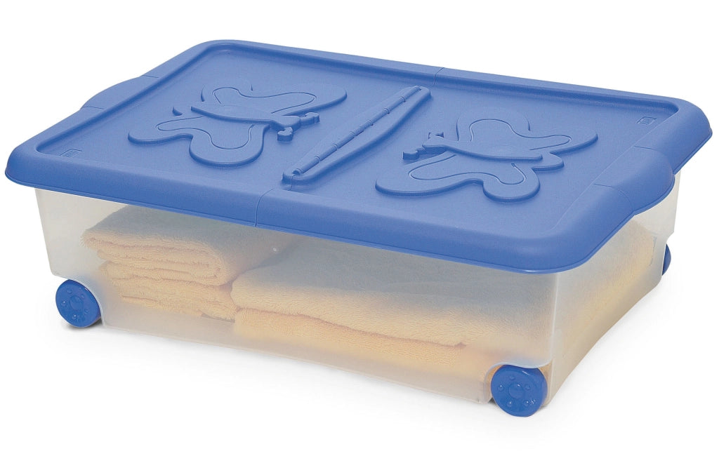 CONTENITORE ROLLING C/COPERCHIO ALI 60X40H18 CM- 10,0 pz