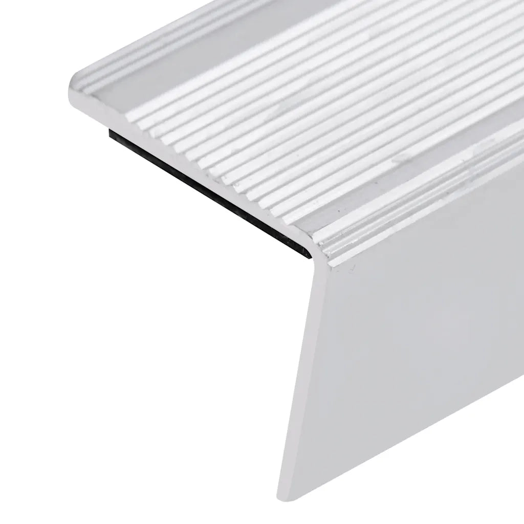 Profili a L per Gradini 5 pz in Alluminio 100 cm Argento 146759
