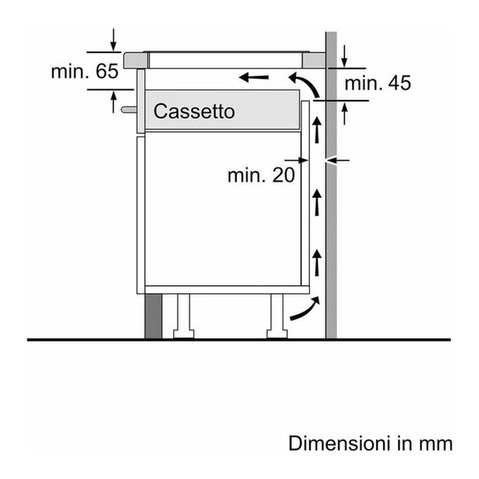 Bosch Serie 4 PUE611BB5E Piano cottura a induzione 60 cm Nero, senza profili