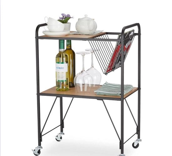 Carrello da Cucina Ampio – Pratico Vassoio per Conservazione e Servizio
