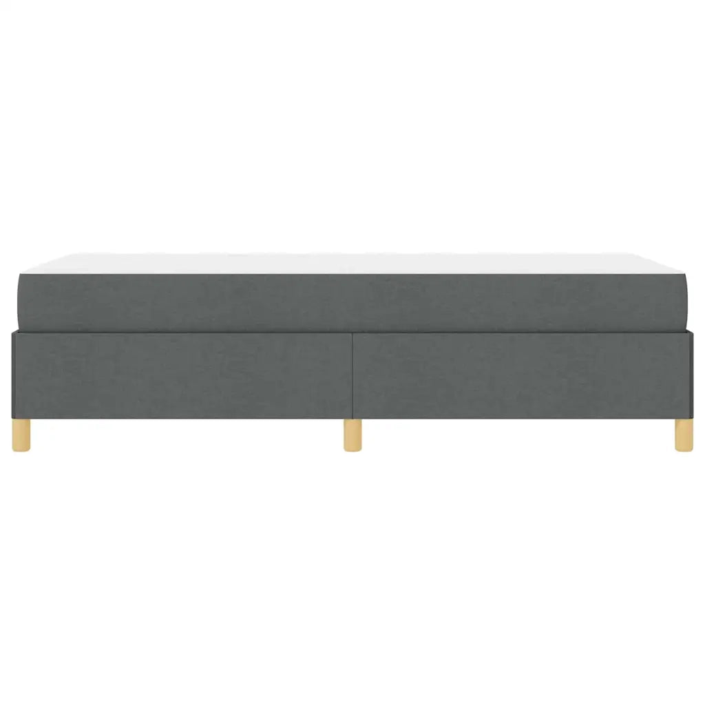 Struttura del letto Grigio scuro 90 x 190 cm Tessuto 3398900