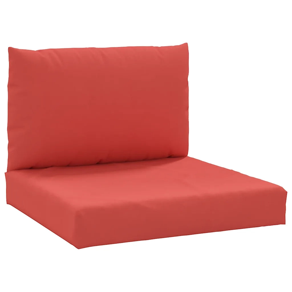 Cuscini per Pallet 2 pz Rossi in Tessuto Oxford 361760