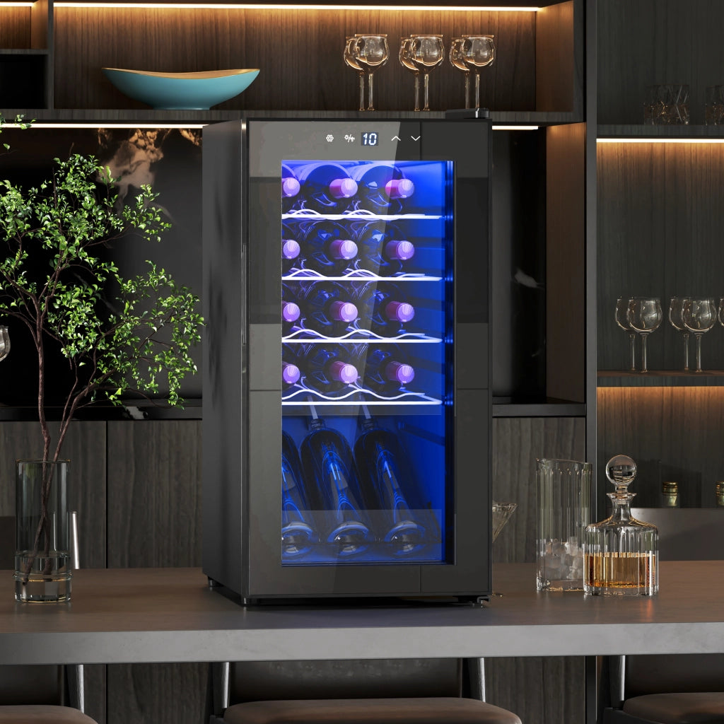 Cantinetta Vino Frigo per Bottiglie ¨C Minimal ¨C 44L, Nero