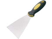 SPATOLE CON MANICO BI-MATERIAL INOX- - mm.80 - 12 pezzi ALTE
