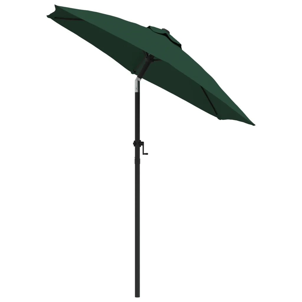 Ombrello | Parasolne Verde 200x224 cm in Alluminio