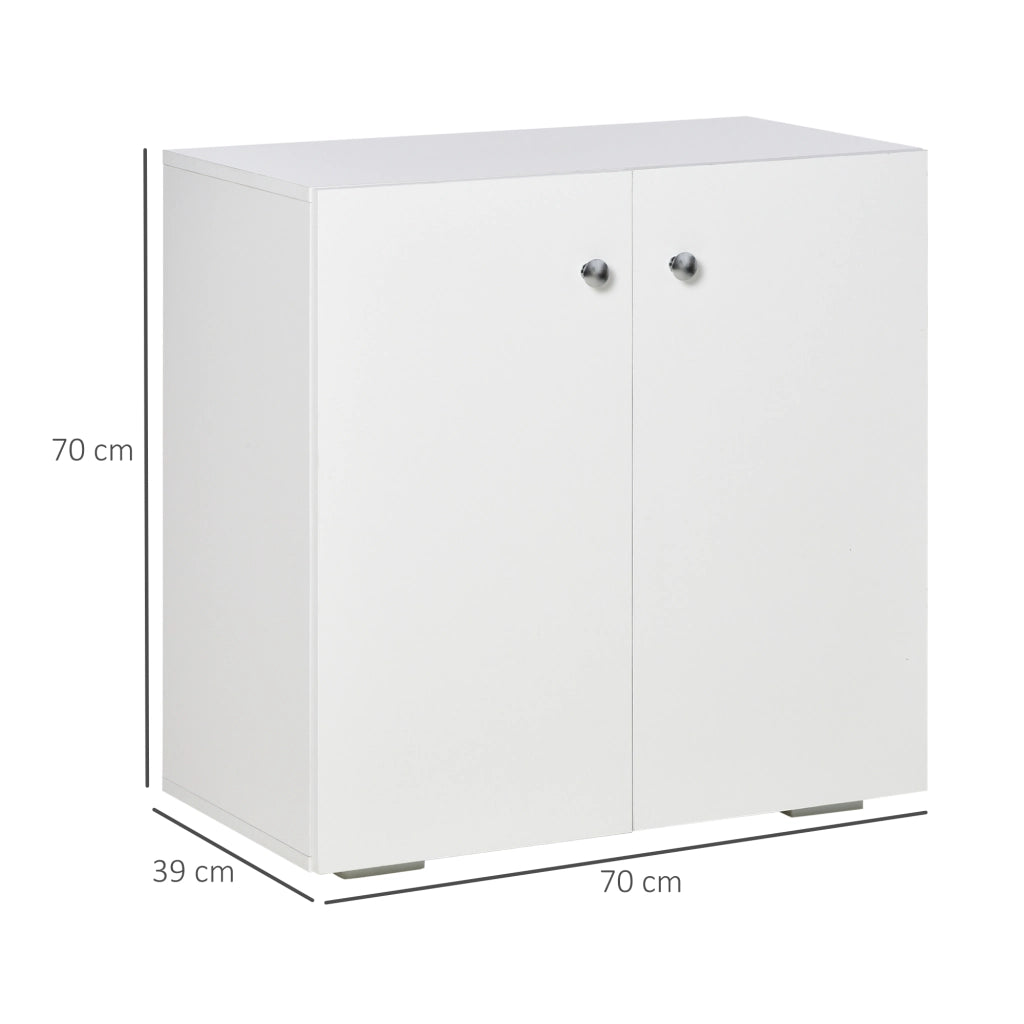 Armadio Battente ¨C Zephmum ¨C Bianco 70x39x70 cm