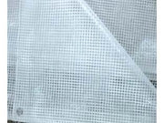 TELO TENDA PE RETINATO TRASPARENTE CON OCCHIOLI  cm.300x400    TREX