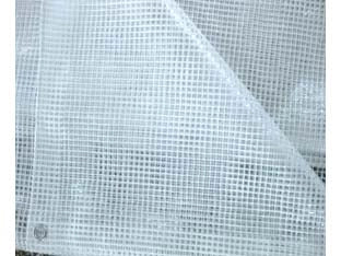TELO TENDA PE RETINATO TRASPARENTE CON OCCHIOLI  cm.300x400    TREX