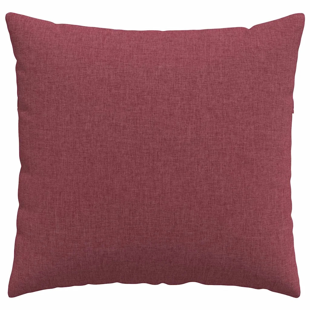 Cuscini da Divano 2 pcs Rosso Vino 50 x 50 cm Tessuto 42013957