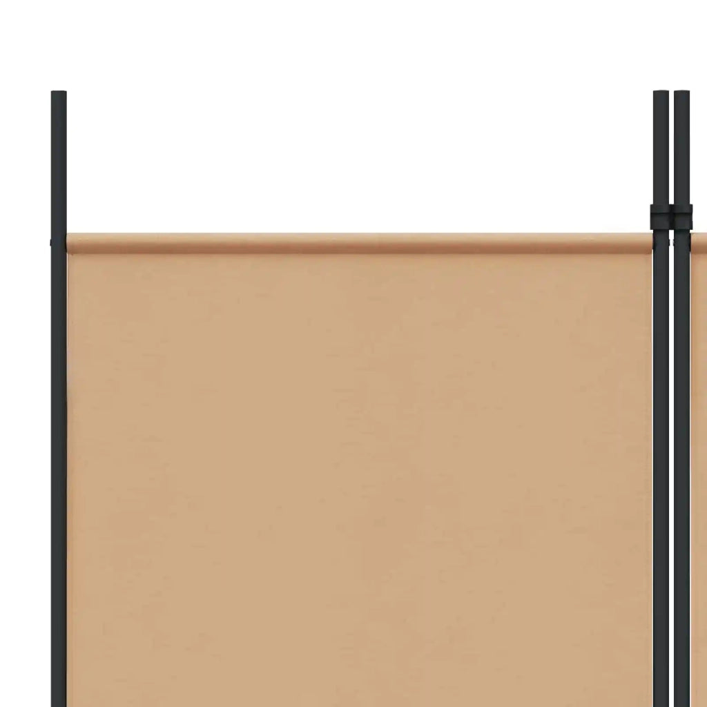 Divisorio Ambienti | Divider per stanze | Paravento a 3 pannelli Beige 150 x 220 cm Tessuto
