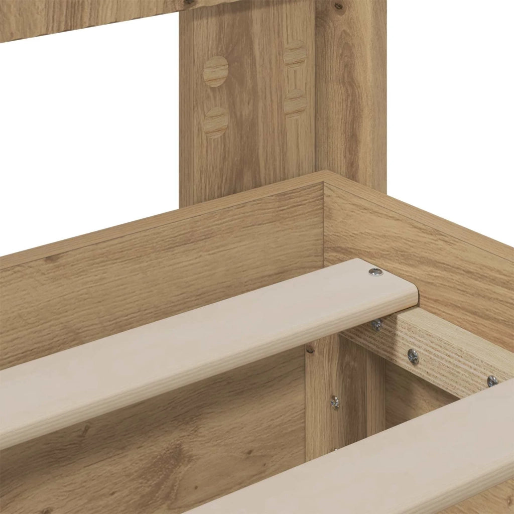 Struttura del letto con stoccaggio e testata Artisan Oak 3445819