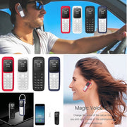 Trade Shop - Mini Telefono Cellulare Tascabile Auricolare Bm30 Bluetooth Wireless Sim Tf -
