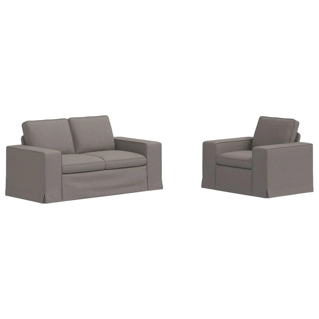 Set di divani 2 pcs Talpa 162 x 80 x 82 cm Tessuto 3407504
