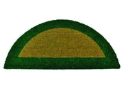ZERBINO ECOCO SEMICERCHIO CM.40X80 VERDE SPESSORE MM.18  cm.40x80, spessore mm.18