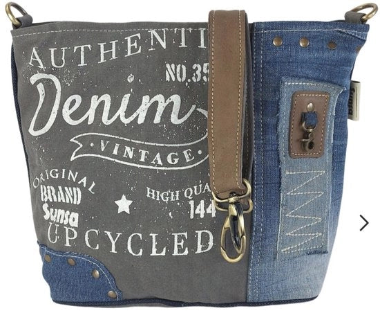 Borsa per donna in tessuto ecologico.