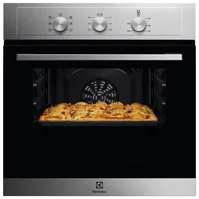 Electrolux EOH2H00BX Serie 300 Forno da incasso Elettrico Multifunzione 58 L Classe A AquaClean Grill Ventilato (59x59x56 cm) colore Acciaio Inox