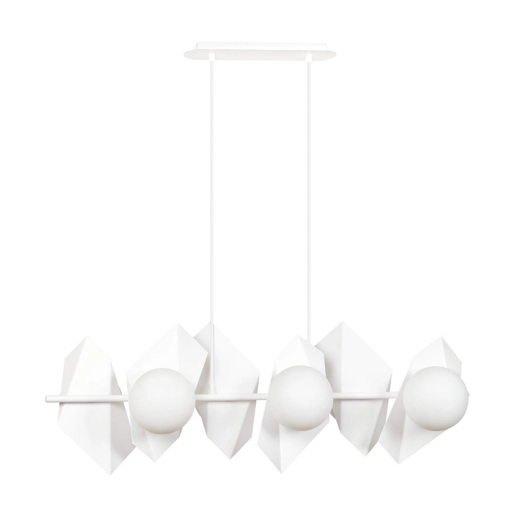 Lampadario Emibig Drifton 6 bianco 6xE14 dimmerabile