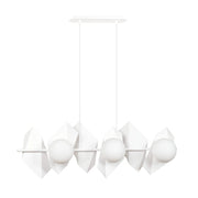 Lampadario Emibig Drifton 6 bianco 6xE14 dimmerabile