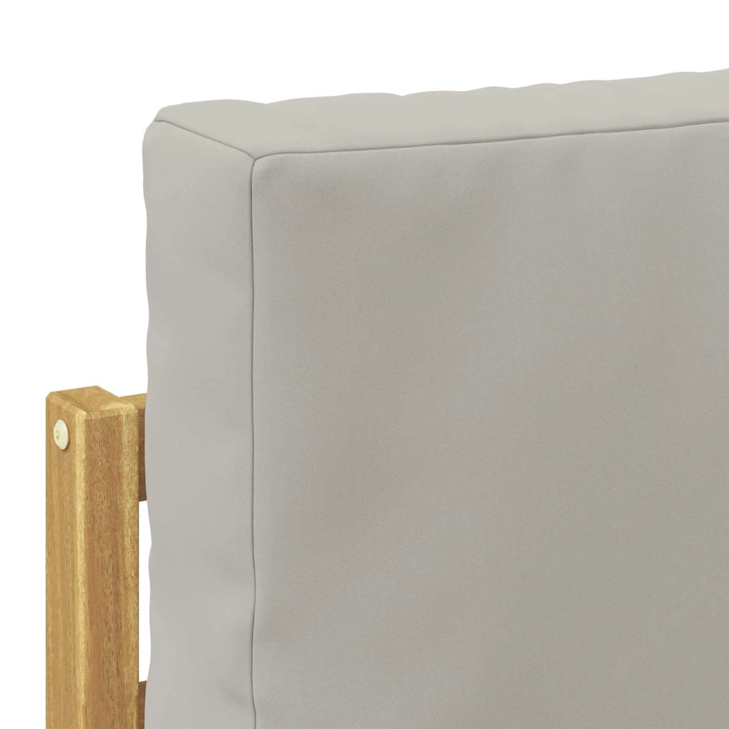 Set di divani da esterno 6 pcs Bianco e Grigio Chiaro 3391926