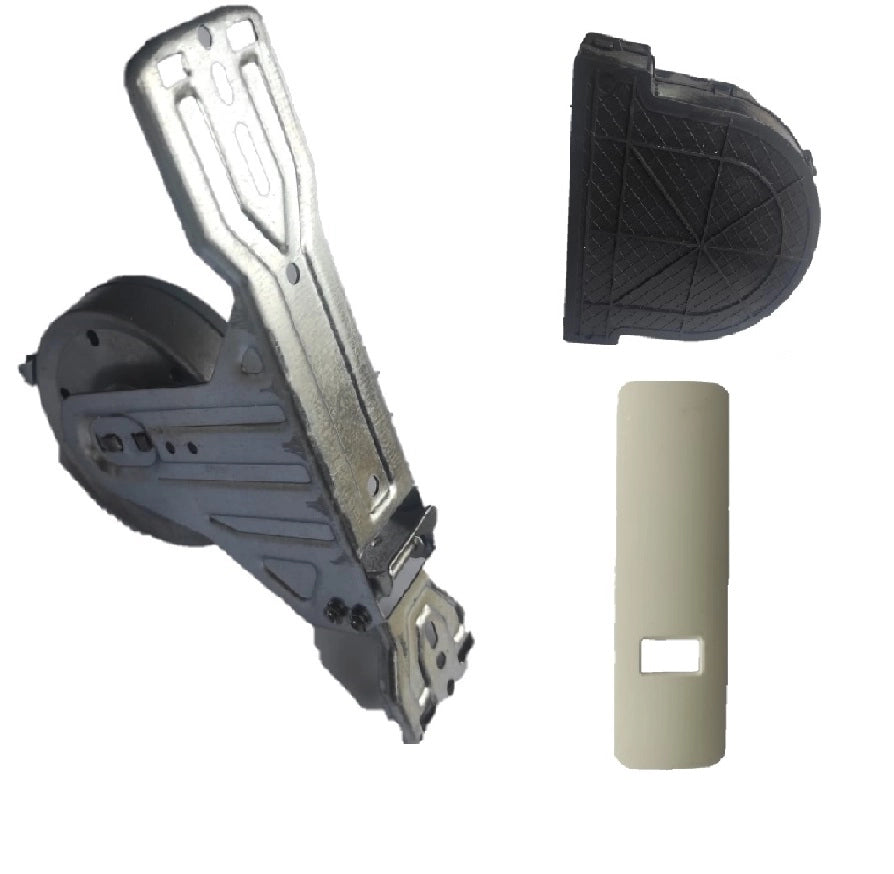 Avvolgitore Tapparelle Universale Kit Completo Placca e Cassetta da metri 10 placca bianca