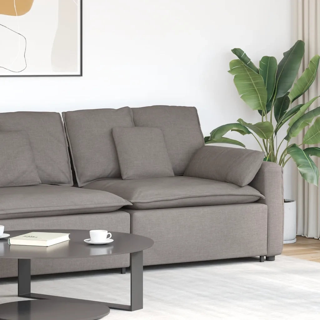 Modulo Terminale Bracciolo Divano Modulare con Cuscini 100 cm CFW8550958