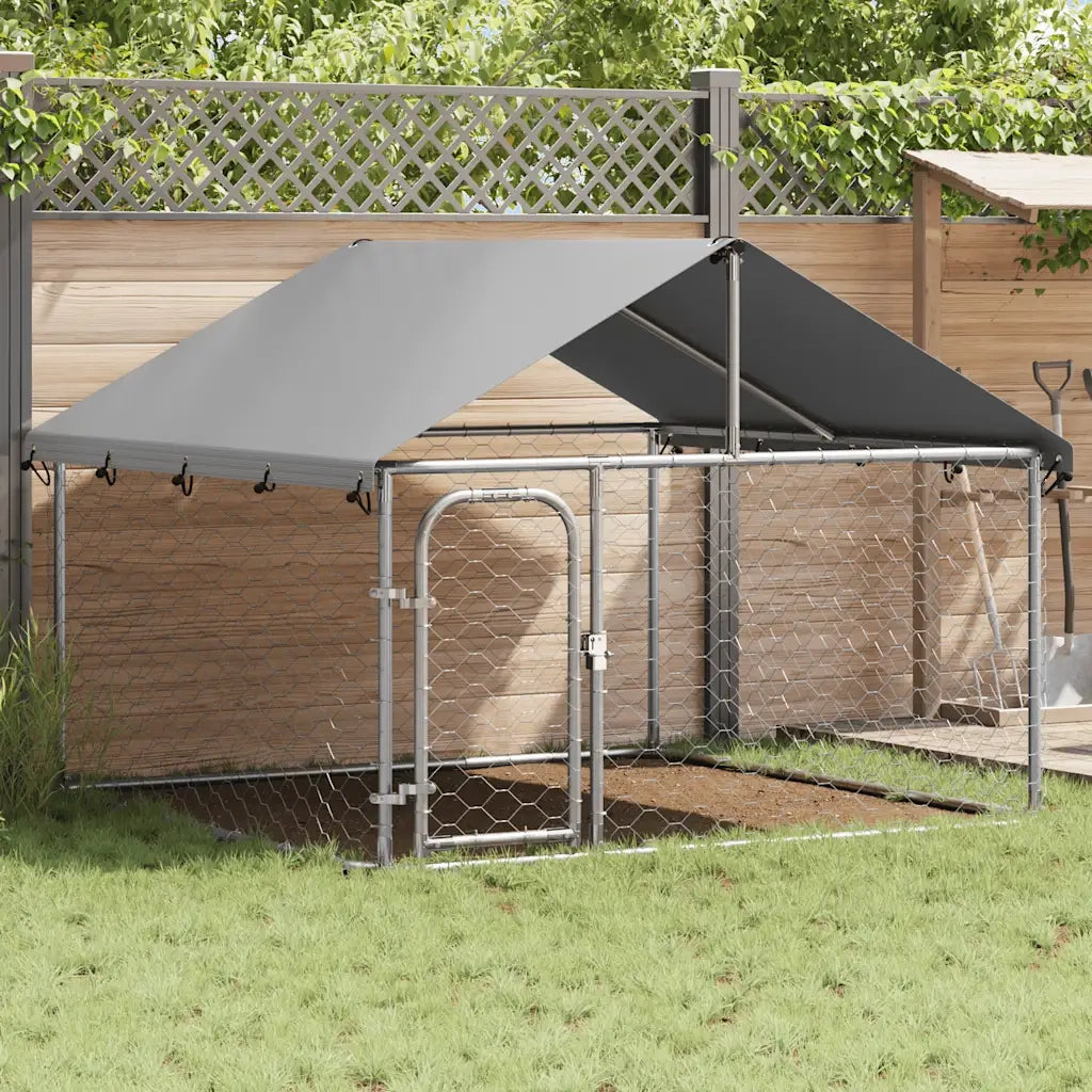 Canile da Esterno con Tetto 200x200x150 cm cod mxl 54521