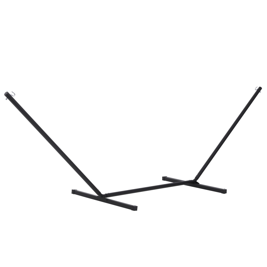 Supporto per Amaca in Metallo ¨C Minimal ¨C Nero 360x92x112 cm