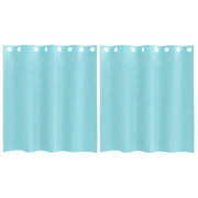 Tende in Voile con Occhielli 2 pz Turchese