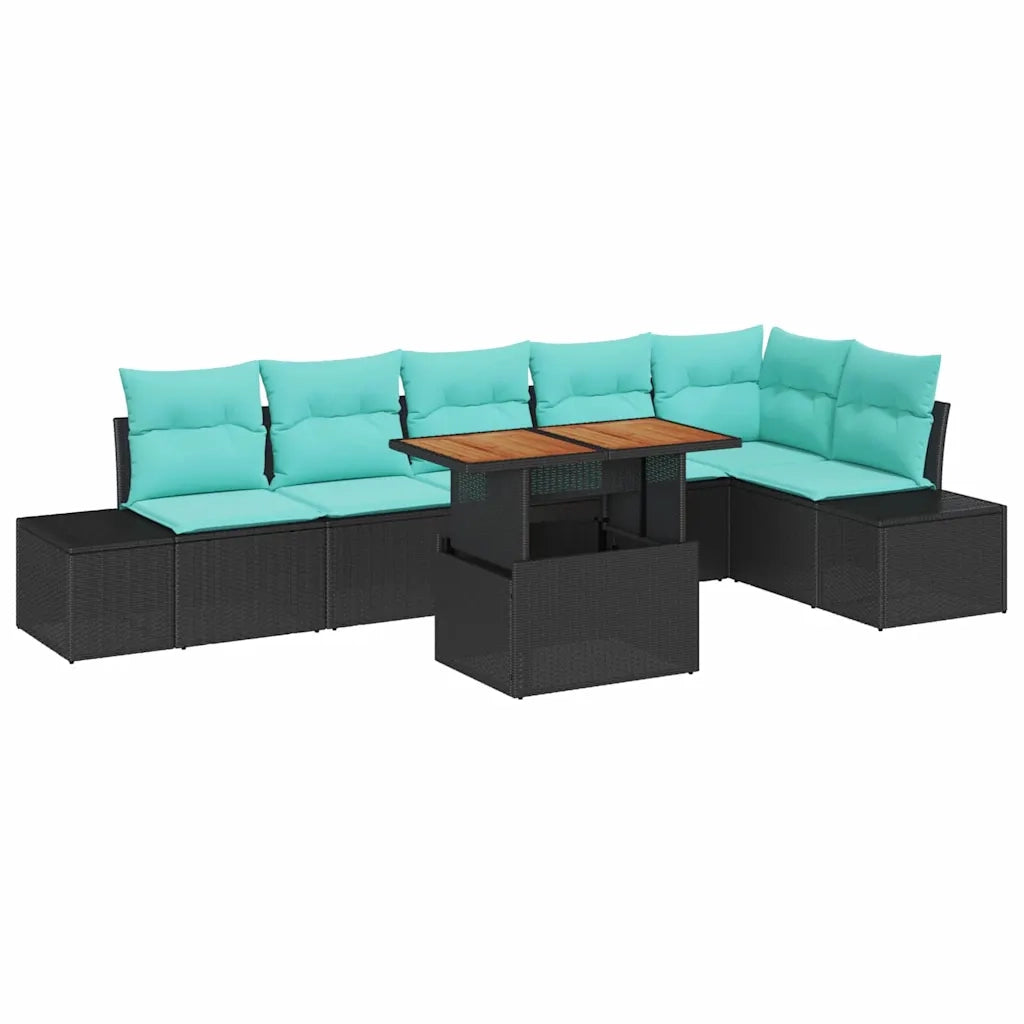 Set da Pranzo per Giardino 7 pz 6-Numero di posti 3349976