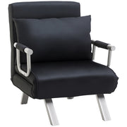 Divano letto 3 posti con cuscino ¨C Minimal ¨C Nero