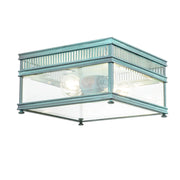 Plafoniera esterna Holborn ottone verderame E27 IP44 Elstead