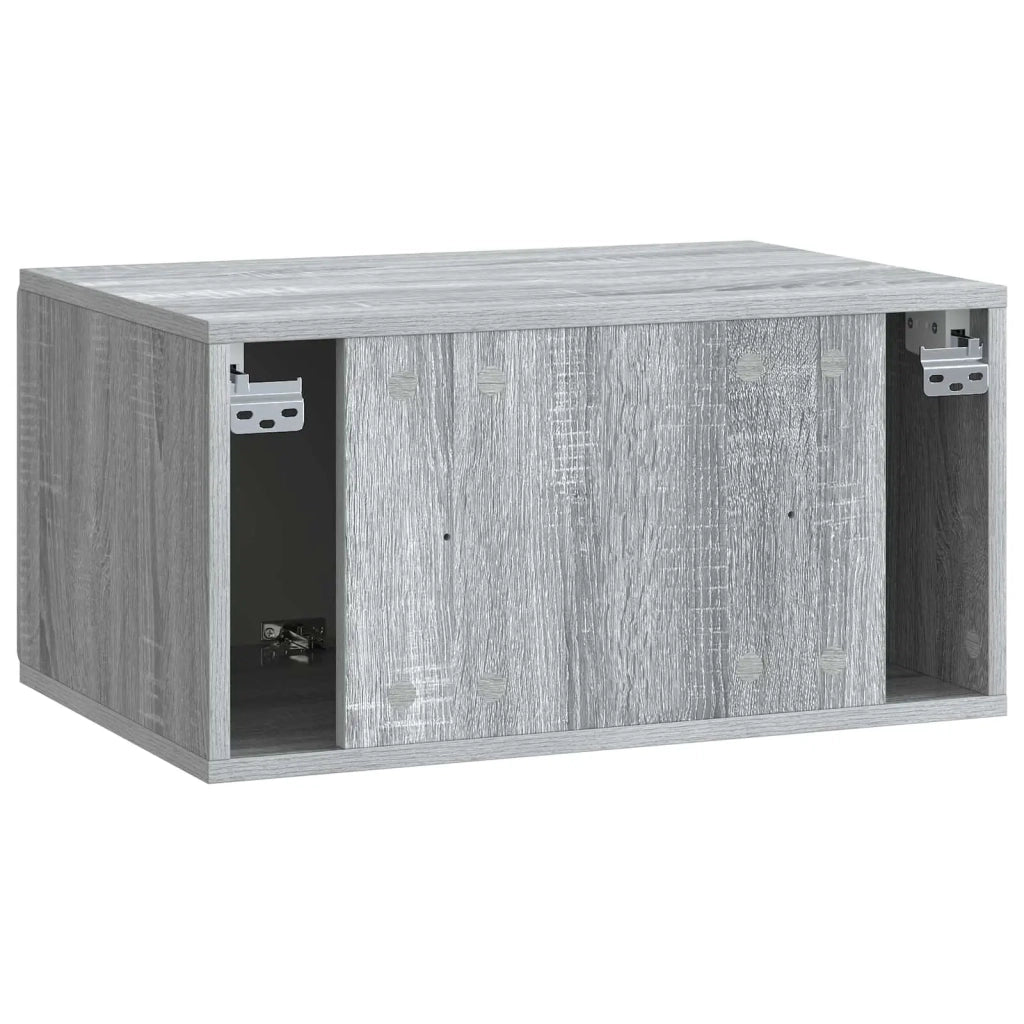 Mobile Porta TV da Muro-Credenza per TV sospesa Grigio Sonoma 59,5 x 41 x 30 cm 950402