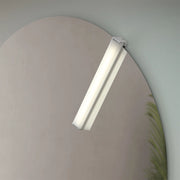 Lampada LED 26 cm cromo per specchio a filo luce naturale 4000K